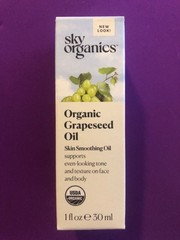 Sky Organics Organic Cold Pressed 100% Pure Grapeseed Oil Face & Body 1 oz