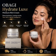 Obagi Hydrate Luxe Moisture Rich Face Cream 1.7 oz 48g Deep Hydration