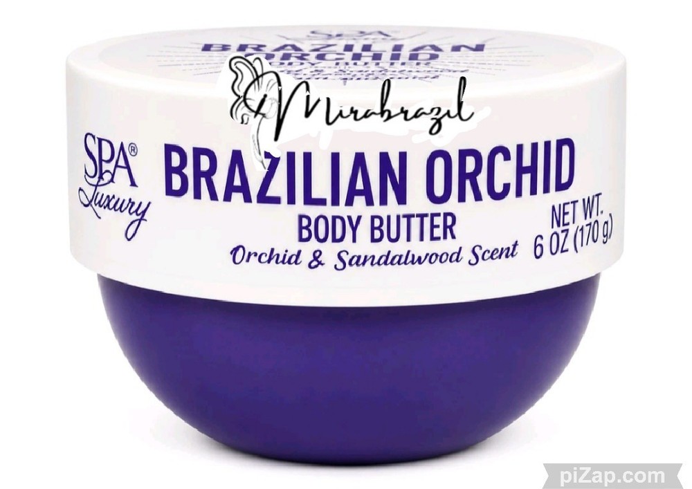 Spa Luxury Brazilian Orchid Body Butter Orchid And Sandalwood Scent 6oz