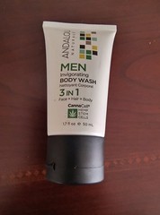 Andalou Naturals Men Invigorating Body Wash 1.7oz Sealed 3 in 1 Face+Hair+Body