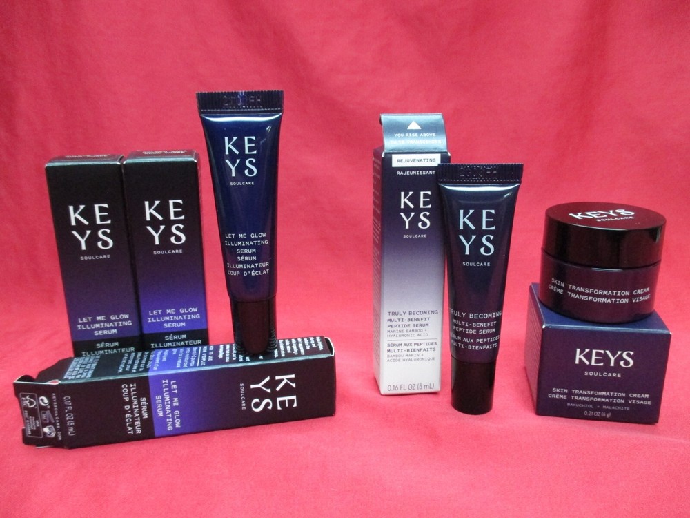 Keys Soulcare Travel Mix~Transformation Cream~Peptide Seum~Illuminating Serum~5p