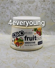 Cosmo fruit burst smoothie mixed fruit face & body scrub