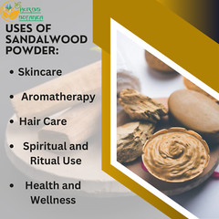 Herbs Botanica Sandalwood Powder – 2 oz Pack for Glowing Skin & Aromatherapy