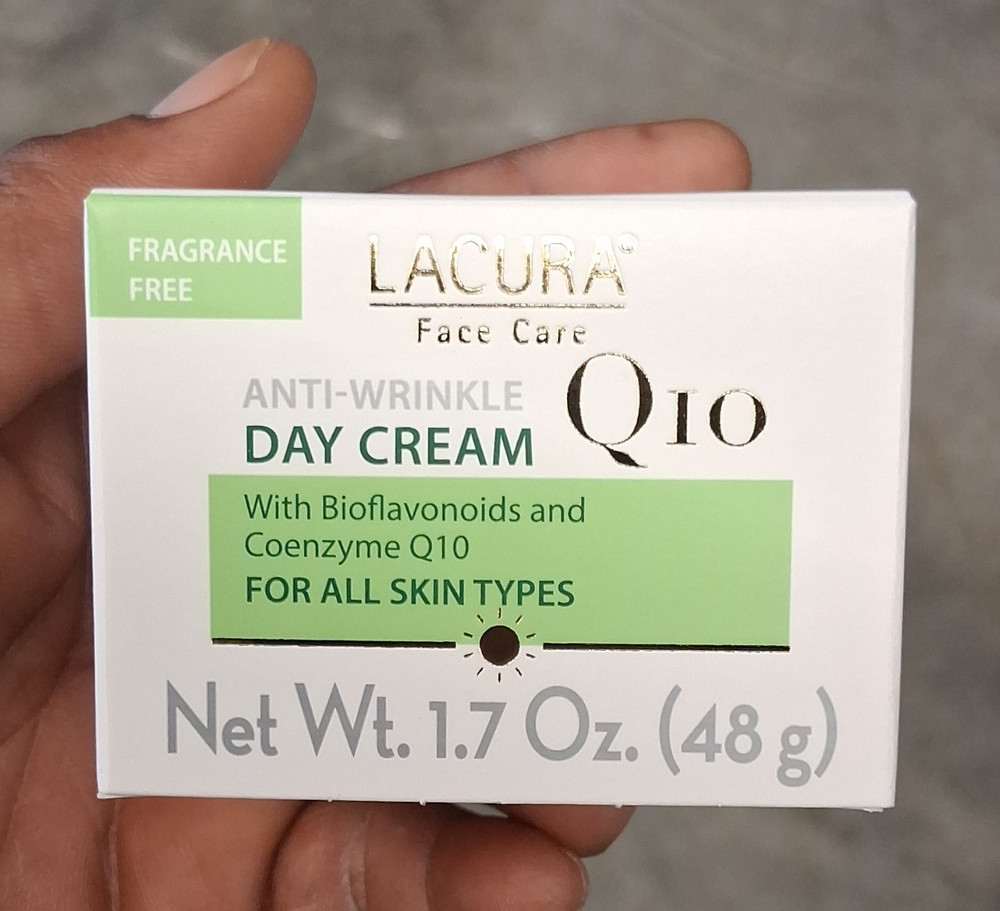 Lacura Q10 Anti-Wrinkle Face Day Cream Fragrance-Free 1.7 oz (48 g)