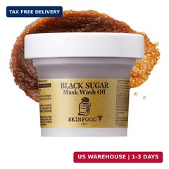 Skinfood Black Sugar Mask Wash Off Exfoliator, 3.53 Ounce