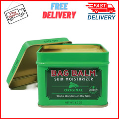 Vermont’s Original Bag Balm, Skin Moisturizer for Dry Skin, 8 Oz Tin,Green Color
