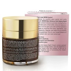 WOW Skin Science Anti-Aging Night Cream 50mL No Parabens Mineral Oil-Free y720