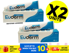 Euderm Cream 45g Relieves Dry Scaly Itchy Irritated Skin & Cracked Heel ( X 2 )