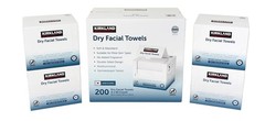 Kirkland Signature Daily Dry Facial Towels, 200-Count � Extra Soft Disposable