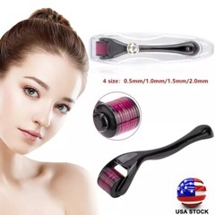 0.5mm 1mm 1.5mm 2mm 540 Microneedle Scar Derma Roller Dermaroller Fast Ship