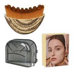 Lymphatic Brush for Face | Manual Gua Sha & Facial Dry Large, Grey