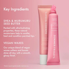 Lip Butter Balm Sweet Pink Duo – Conditioning Tinted Lip Balm + Overnight Mask f