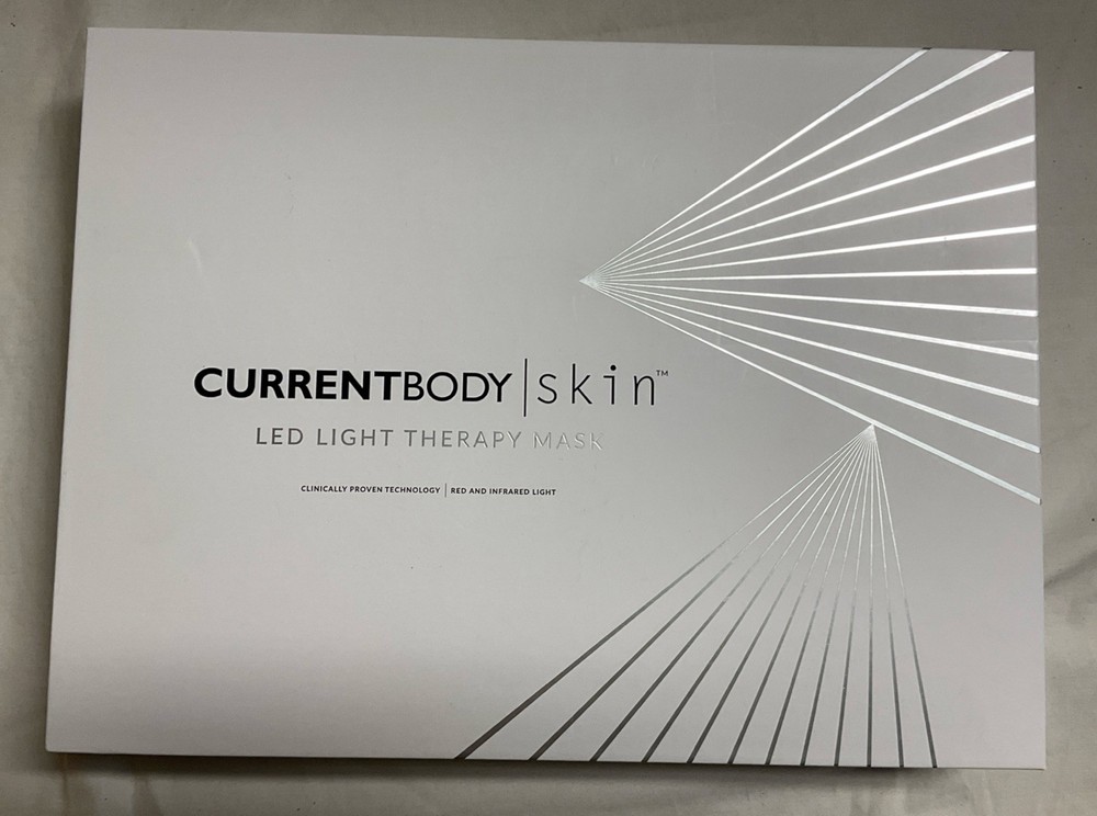 CurrentBody Skin LED RED Light Therapy Mask – Red & Infrared Light- Open Box