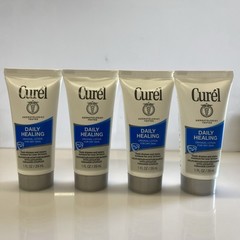4 X Curel DAILY HEALING Original Lotion for Dry Skin 1 fl oz each – Travel Size