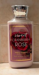 Sweet Cranberry Rose Bath & Body Works Shea & Vitamin E Body Lotion 8oz SEALED