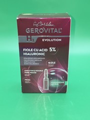 Gerovital H3 Evolution Hyaluronic Acid ampoules, 5% 10 vials x 2 ml #L14