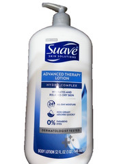 SUAVE SKIN SOLUTIONS ADVANCED THERAPY LOTION HYDRATES AND RELIEVES DRY SKIN 32OZ