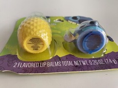 Set Of 2 Taste Beauty Disney Stitch Flavored Molded Lip Balms Pineapple NEW