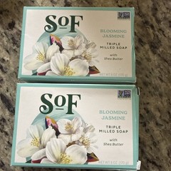South Of France Oval Bar Soap+Shea Butter,Jasmine,6Oz **2 BAR SOAPS**