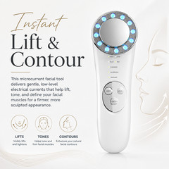 Microcurrent Facial Device 5-in-1 Face Massager Skin Tightening Lifting Tool