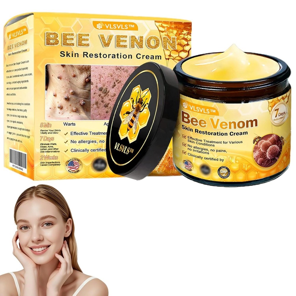 VLSVLS Bee Venom skin Treatment Cream, Improved Firming & Wrinkle-Reducing cream
