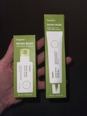 Beplain Mung Bean Pore Tight Up Serum and Soothing Cream Set Brand New In Box