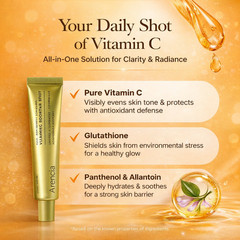 Arencia Vitamin C Serum with Glutathione Niacinamide & Vitamin E 1.01oz