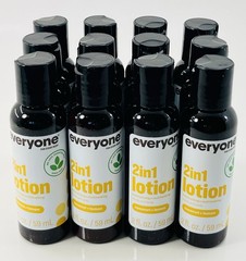 Everyone 2in1 Lotion Coconut Lemon 2oz Travel Size Lot of 12 Body & Hand