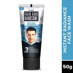 Emami Fair and Handsome Instant Radiance Men Face Wash 50gm -Free Ship