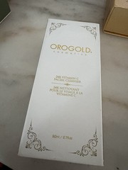 (EMPTY BOX) OROGOLD 24K Vitamin C Facial Cleanser For Anti Aging