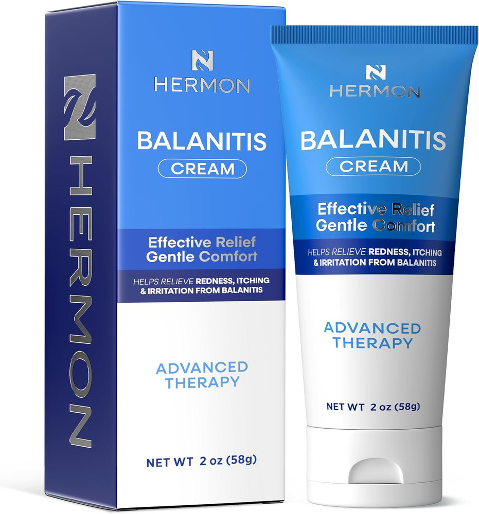 Hermon Balanitis Relief Cream: Balanitis Treatment for Men, Natural Soothing Oin