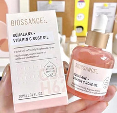 Biossance Squalane + Vitamin C Rose Oil – 1oz