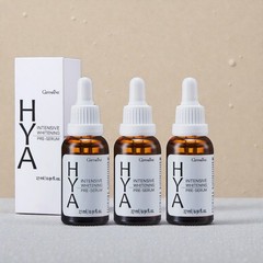 3 x 27ml Giffarine Hyaluron Whitening Pre-Serum AHA Skin Brightening Anti-Aging