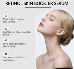 Retinal Skin Booster Serum, Beginner Friendly, Non Irritating, Retinol for Face