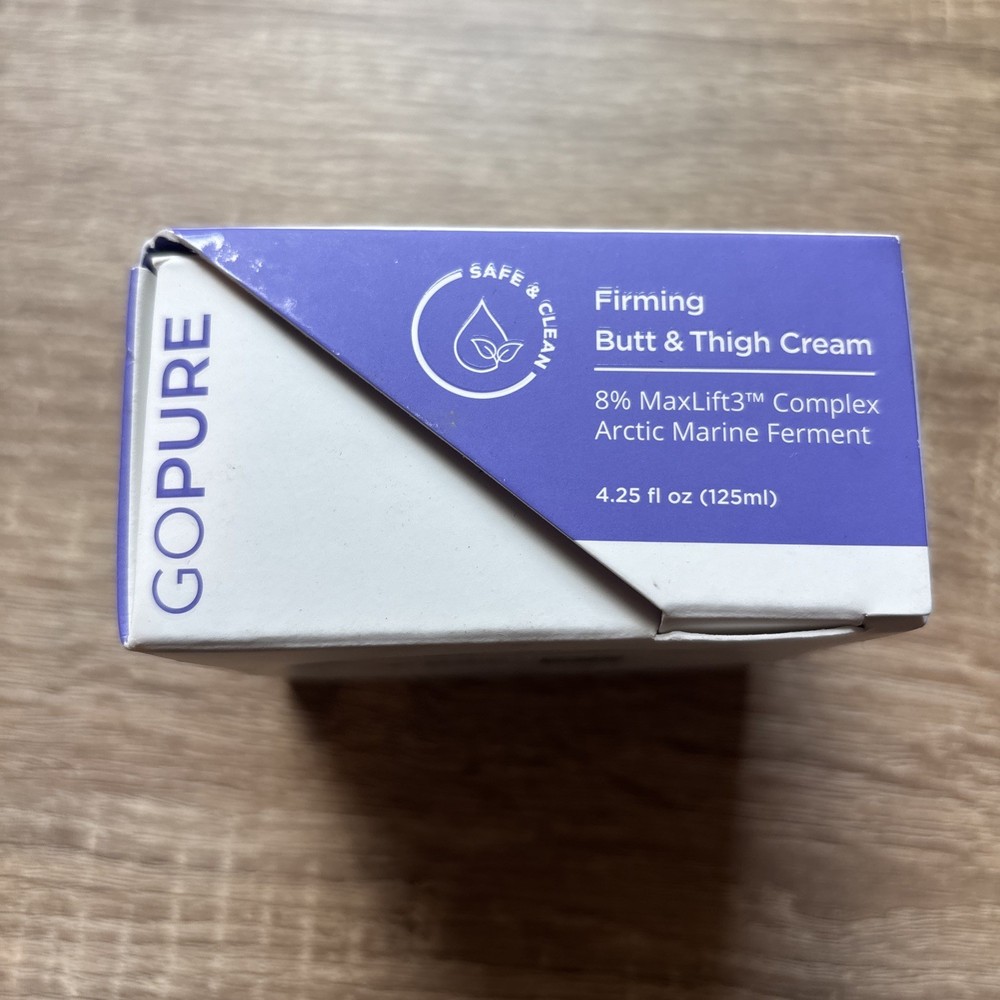 GoPure Firming Butt & Thigh Cream max lift 3 complex 4.25 fl oz new