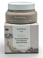 DumiDang Pore Refining Wash Off Mask| Ginseng Red Bean – 140g – 4.9 fl oz