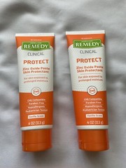 2 MEDLINE REMEDY CLINICAL PROTECT ZINC OXIDE PASTE SKIIN PROTECTANT EXP 4/26