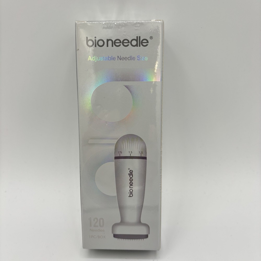 Bio Needle Adjustable Microneedle Stamp 120 Needles Dermaroller NEW SEALED HC