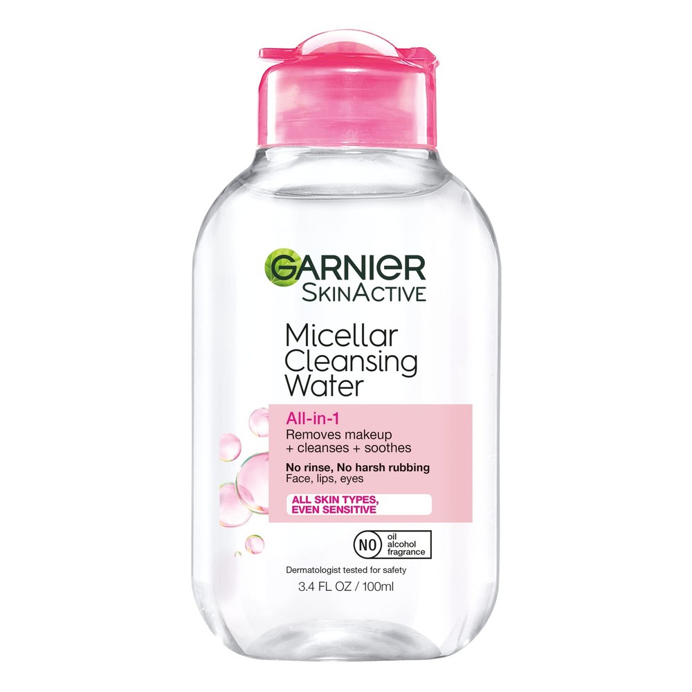 Garnier Micellar Cleansing Water, All-in-1 3.4 Fl Oz (Pack of 1), White