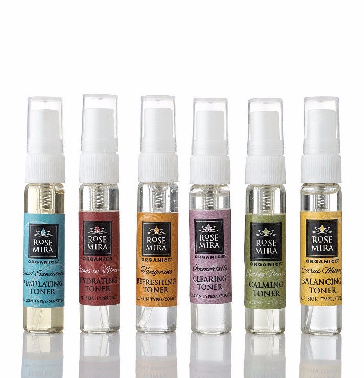 New Rosemira,100% Organic Spring Flowers Calming Toner for Dry or Sensitive Skin