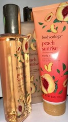 Bodycology PEACH SUNRISE Set 🍑 1-Body Wash 🍑 1- Body Cream 🍑 1-Fragrance Mist