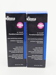 Dr. Brandt Pore Dermabrasion Exfoliator 2oz Deep Cleanse NEW Sealed Lot of 2