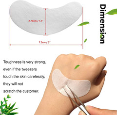 100 Pairs Natural Hydrogel Eye Gel Pads – Collagen and Aloe Vera Patches for un