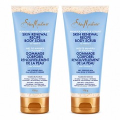 2 x Shea Moisture Manuka Honey & Yogurt Skin Renewal Recipe Body Scrub 6 oz