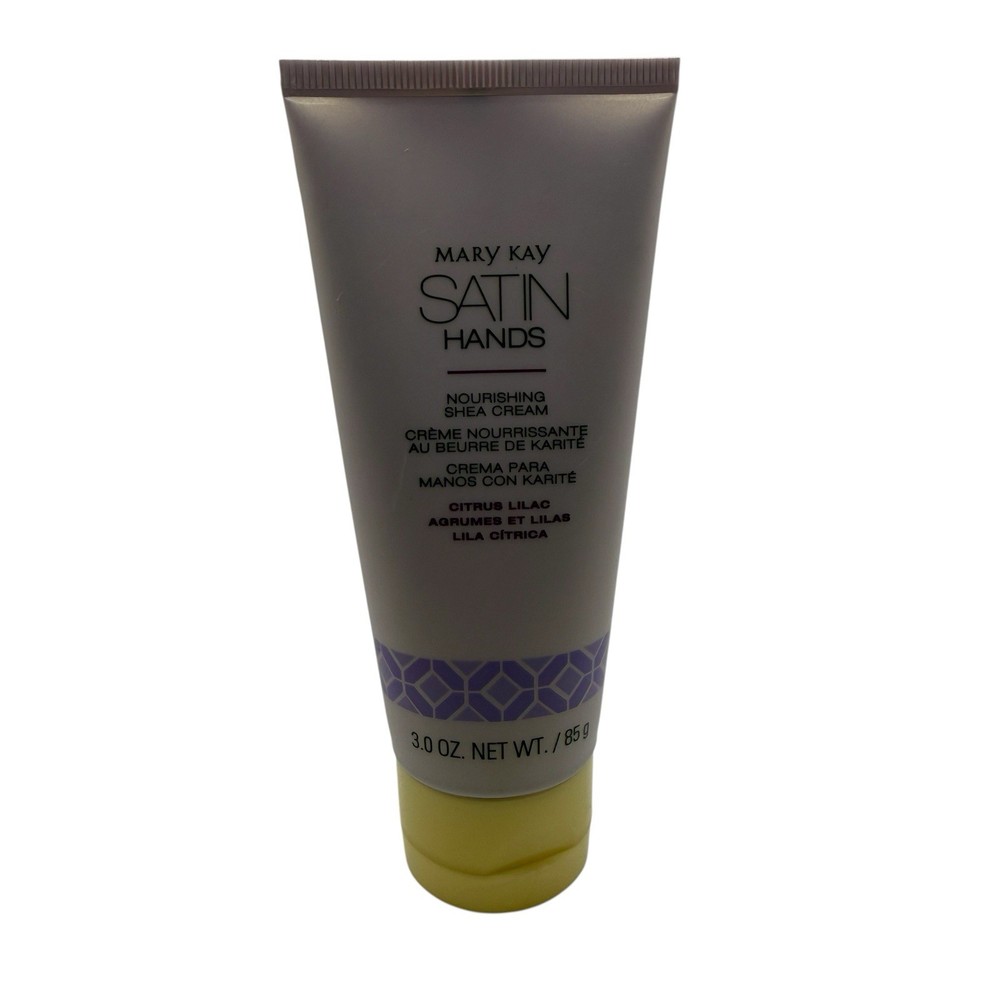 Mary Kay Satin Hands Nourishing Shea Cream Citrus Lilac Moisturizer 3.0 oz