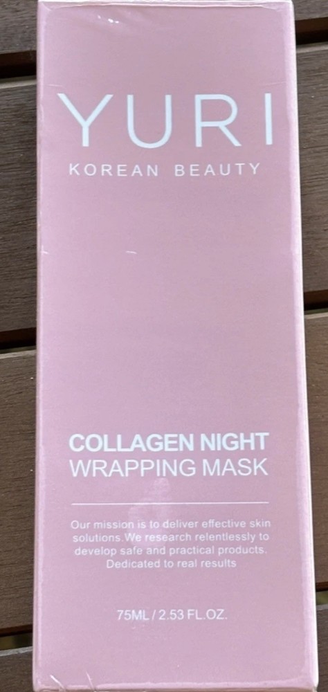 YURI Korean Beauty Collagen Night Wrapping Mask 2.53oz