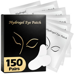 150 Pairs Eye Pads Lash Extensions, Lint Free Gel Pads, Natural Hydrogel Eye Pat