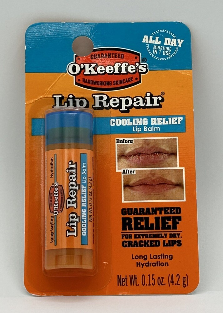 O&rsquo;Keeffe&rsquo;s COOLING RELIEF UNFLAVORED CRACKED LIP REPAIR BALM 1 Pack Of 0.15 Oz.