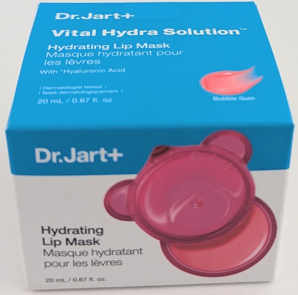 Dr. Jart+ Vital Hydra Solution Hydrating Lip Mask In Bubble Gum Pink Bear
