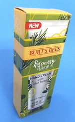 Burts Bees Hand Cream Shea Butter Rosemary And Lemon Natural Lotion 1 Oz NEW